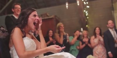 VIDEO: Kako biste vi reagovali da vam prirede ovakvo iznenađenje na svadbi?